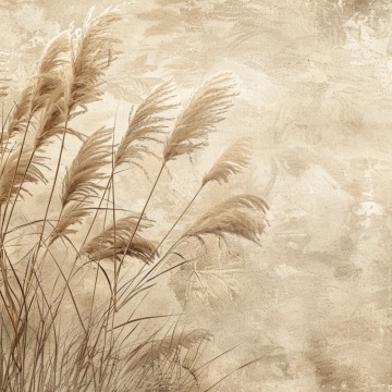 Fototapet Botanic Beige Naturel Poeme Rêve BNP200 - Img 1