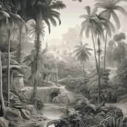 Fototapet Botanic Bosquet Polynesie Rêve BP104