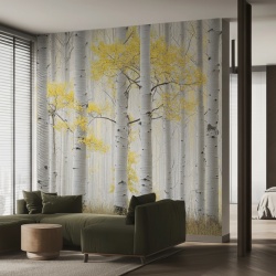 Fototapet Botanic Lueur Bouleau Rêve LB206 - Img 2
