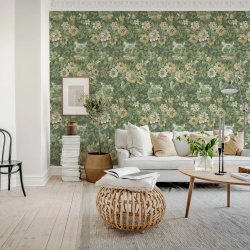 Fototapet, Botanical Manor, Peach, Rebel Walls - Img 3