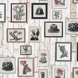 Fototapet, Cactus Wall Art, Faded, Rebel Walls - Img 2