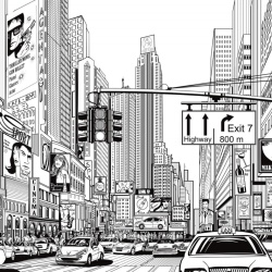 Fototapet, Cartoon City, Rebel Walls - Img 5