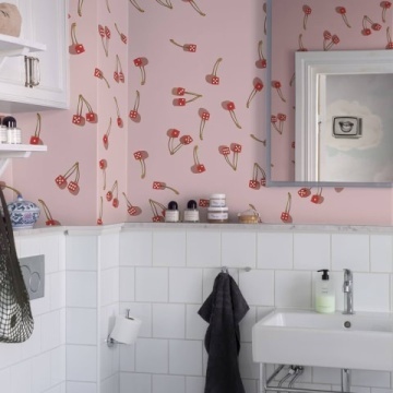 Fototapet, Cherry Dice, Pink, Rebel Walls - Img 3