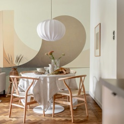 Fototapet, Circle Landscape, Beige, Rebel Walls - Img 3