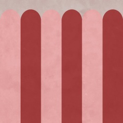 Fototapet, Circus Stripes, Raspberry, Rebel Walls - Img 2