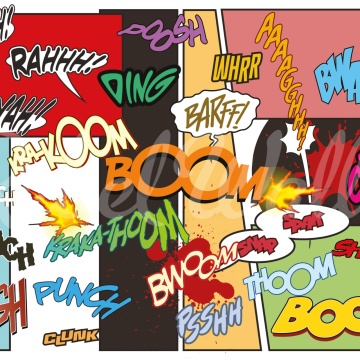 Fototapet, Comics, Rainbow, Rebel Walls - Img 2