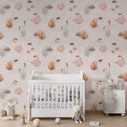 Fototapet Coral Garden - White, Kikki Belle - Img 4