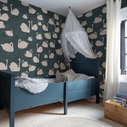 Fototapet, Cygne, Bleu, Rebel Walls - Img 4