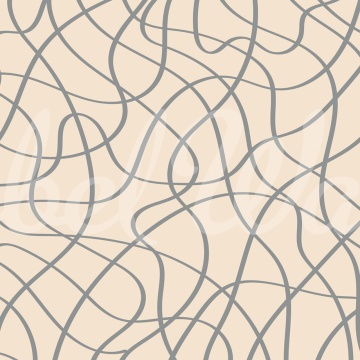 Fototapet, Doodle Lines, Beige, Rebel Walls - Img 2