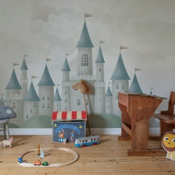 Fototapet, Dreamy Castle, Beige, Rebel Walls
