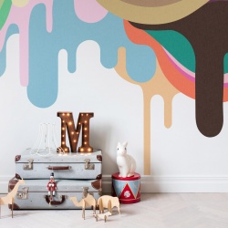 Fototapet, Dripping Ice Cream, Rebel Walls