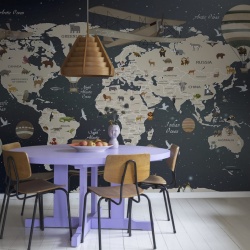 Fototapet, Explorer Map, Rebel Walls