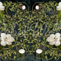Fototapet, Fabulous Flowers, Green, Rebel Walls - Img 2