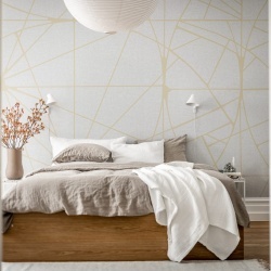 Fototapet, Facet, Gold, Rebel Walls