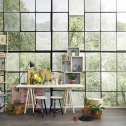 Fototapet, Factory Window, Rebel Walls - Img 6