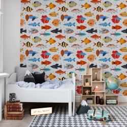 Fototapet, Fish Shoal, Day, Rebel Walls - Img 4