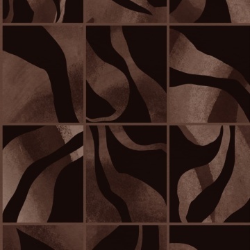 Fototapet, Floating Tiles, Dark Brown, Rebel Walls - Img 2