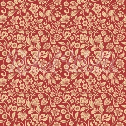 Fototapet, Floral Opulence, Red, Rebel Walls - Img 2