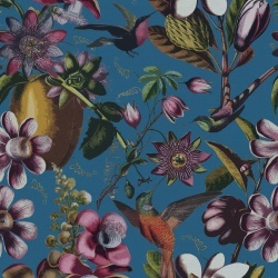 Fototapet, Flying Kolibri, Blue, Rebel Walls - Img 2