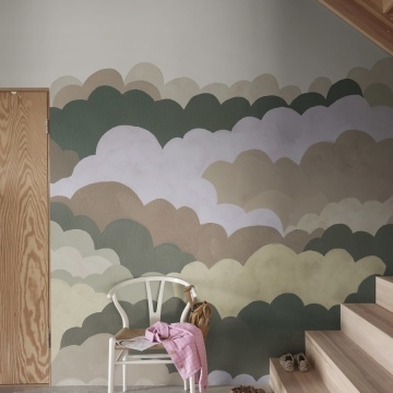 Fototapet, Fun Clouds, Green, Rebel Walls - Img 3