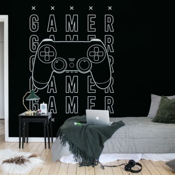 Fototapet, Gamer, Black, Rebel Walls - Img 3
