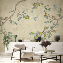 Fototapet Gentle Morning (cream), VLAdiLA