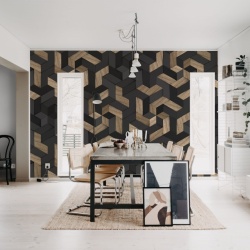 Fototapet, Geometric Wood, Rebel Walls - Img 6