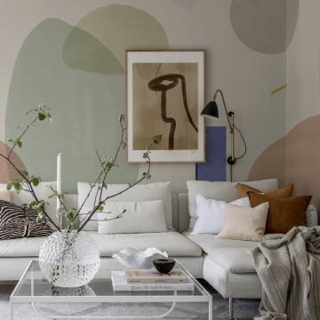 Fototapet, Geometry, Pastel, Rebel Walls - Img 3