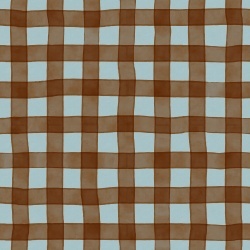 Fototapet, Gingham, Brown, Rebel Walls - Img 2