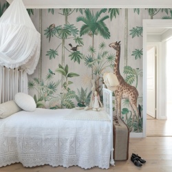 Fototapet, Giraffe's Stroll, Rebel Walls - Img 5