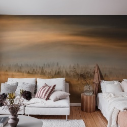 Fototapet, Golden Fir Forest, Rebel Walls