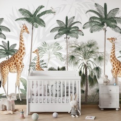 Fototapet Gracious Giraffes, Kikki Belle