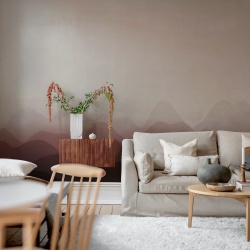 Fototapet, Gradient Flow, Burgundy, Rebel Walls - Img 3