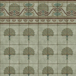 Fototapet Green Tiles Art Nouveau, VLAdiLA - Img 3