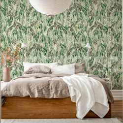 Fototapet, Hanging Branches, Warm Green, Rebel Walls - Img 3