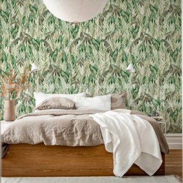 Fototapet, Hanging Branches, Warm Green, Rebel Walls - Img 3