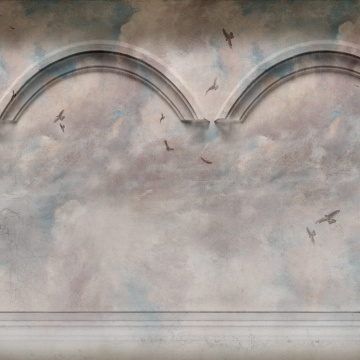 Fototapet, Heavenly Arches, Blue, Rebel Walls - Img 2