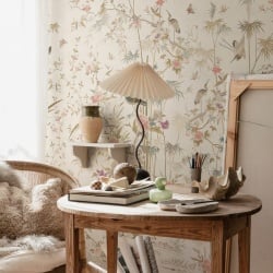 Fototapet lavabil, Chinoiserie Garden, Eggshell, Sandberg - Img 3