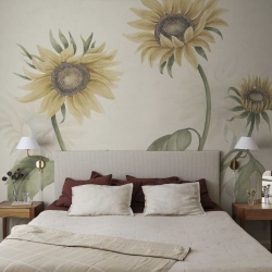 Fototapet lavabil, Sunflowers, Yellow, Sandberg - Img 3