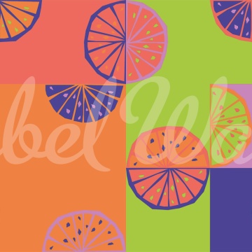 Fototapet, Lemon Slices, Neon, Rebel Walls - Img 2