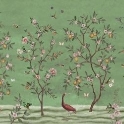 Fototapet Lemon Tree Chinoiserie - Green, Sir Edward - Img 2
