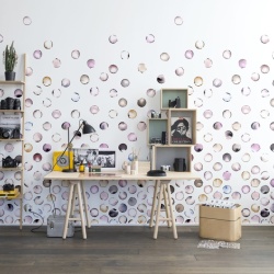Fototapet, Lenses, Peach, repetitiv, Rebel Walls - Img 4