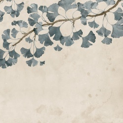 Fototapet, Maidenhair Tree, Blue, Rebel Walls - Img 2