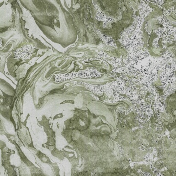 Fototapet, Marble Flow, Green, Rebel Walls - Img 2