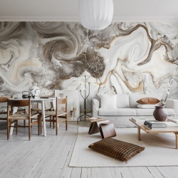 Fototapet, Marble Swirl Nougat, Rebel Walls