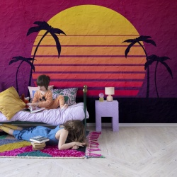 Fototapet, Miami Sunset, Rebel Walls