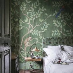 Fototapet, Monkeys Paradise, Sage Green, Rebel Walls - Img 3