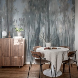 Fototapet, Morning Forest, Gray, Rebel Walls