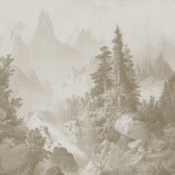 Fototapet, Mountain Horizon, Beige, Rebel Walls - Img 5