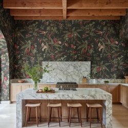 Fototapet, Nature of Eden, Black, Rebel Walls